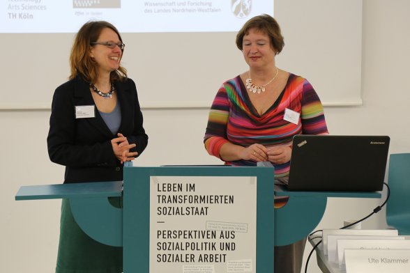 Prof. Dr. Simone Leiber, Hochschule Düsseldorf und Prof. Dr. Ute Klammer, Universität Duisburg-Essen