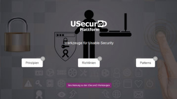 Screenshot des USecureD-Portals (Bild: USecureD)
