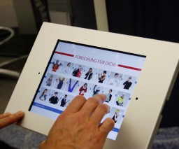 interaktive Tablet-Anwendung