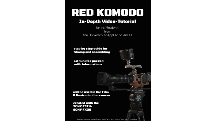 Projekt RED Komodo IN-Depth Video-Tutorial