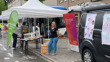 Stand von Co-Site (Bild: TH Köln)