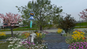 Ausschnitt aus VR-Szenario Ausschnitt aus VR-Szenario