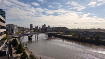 Blick auf Hamburg