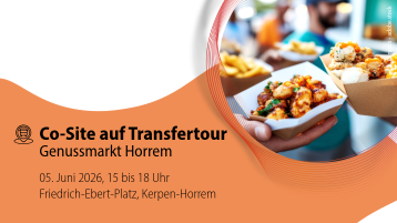 Co-Site auf Transfertour beim Genussmarkt Horrem (Bild: TH Köln)