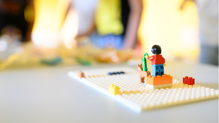 ein LEGO-Männchen