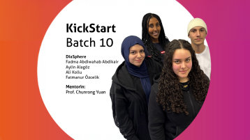 Fadma Abdiwahab Abdikair, Aylin Alagöz, Ali Kollu und Fatmanur Özcelik sind DiaSphere