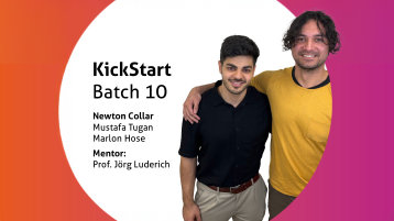 Mustafa Tugan und Marlon Hose sind "Newton Collar"