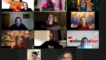 Virtuelle Weihnachtsfeier der Promovierenden (Bild: René Degen/TH Köln)