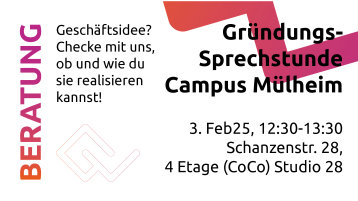Gründungssprechstunde MülheimN (Bild: GatewayTHK) Gründungssprechstunde MülheimN (Bild: GatewayTHK)