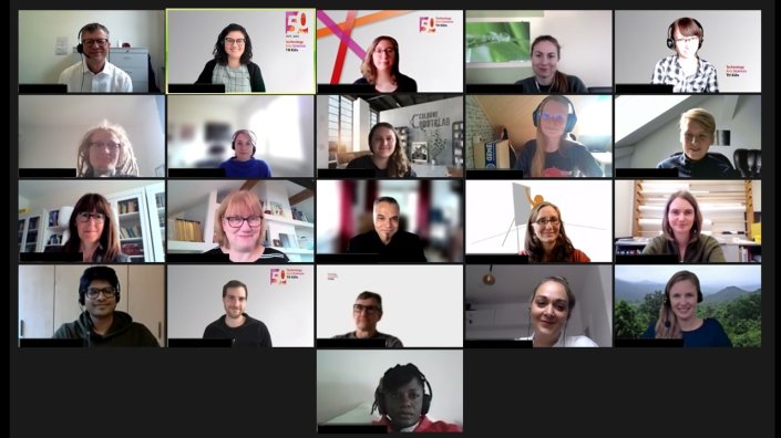 Teilnehmerinnen und Teilnehmer am Netzwerktreffen Promovierendencoaching 2021 Teilnehmerinnen und Teilnehmer am Netzwerktreffen Promovierendencoaching 2021