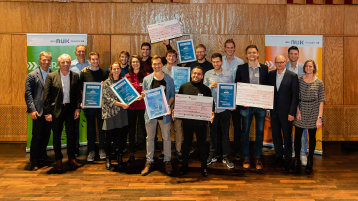 Nominierte 23. NUK Businessplan-Wettbewerb (Bild: NUK) Nominierte 23. NUK Businessplan-Wettbewerb (Bild: NUK)