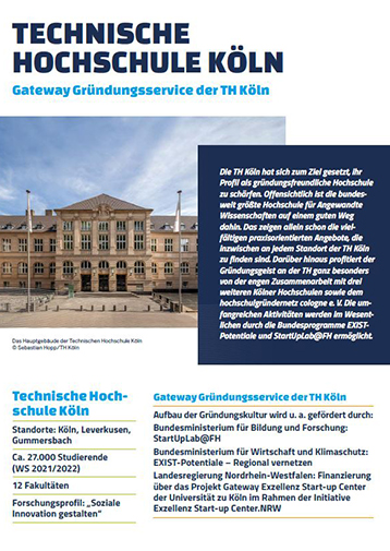 Artikel über Gateway TH Köln in HAW NRW