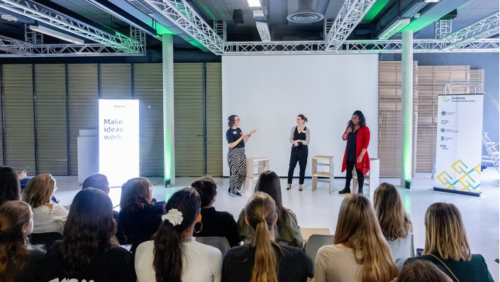 Paneltalk auf der Bühne