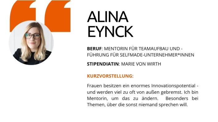 EMpower-Mentorin 2026 Alina Eynck