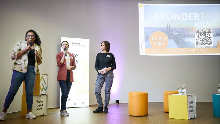Kanimoli Pavanandarajah (Sparkasse KölnBonn) und Petra Göbbels (IHK zu Köln)