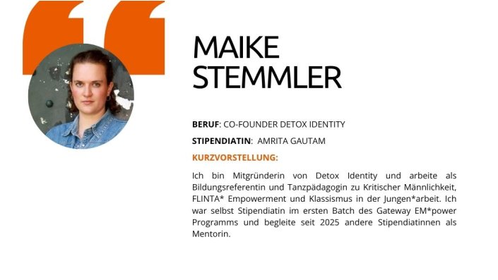 EMpower-Mentorin 2026 Maike Stemmler