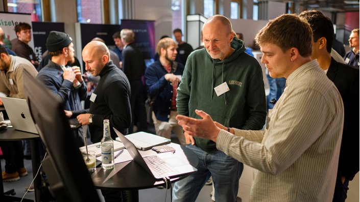 Startup Stände und Investorenmeetings  