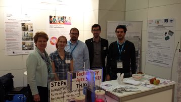 Mitglieder des Forschungsinstituts STEPs auf der Messe IFAT 2016