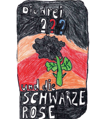Zeichnung vom Titelbild des Hörspiels