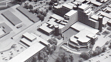 IWZ - Modell und Halle in den 70er Jahren (Bild: TH Köln)
