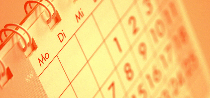 Nahaufnahme eines Kalenders (Image: photocase)