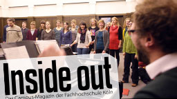 Der FH-Chor bei der Probe (Bild: Yvonne Klasen/ FH Köln) Der FH-Chor bei der Probe (Bild: Yvonne Klasen/ FH Köln)