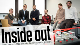 (v. l.): Markus Mazur, Samer Chaaraoui, Mohamed Ait Tahar, Hendrik Stapelbroek und Benjamin Meier (Bild: Heike Fischer/FH Köln) (v. l.): Markus Mazur, Samer Chaaraoui, Mohamed Ait Tahar, Hendrik Stapelbroek und Benjamin Meier (Bild: Heike Fischer/FH Köln)