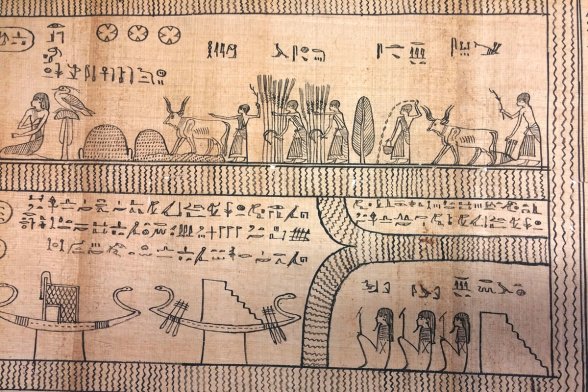 Zudem hat der Zeichner viele Freiräume gelassen. Da Papyrus sehr kostbar war, lässt das auf eine hohe Stellung von Pa Schari-Chonsu schließen.