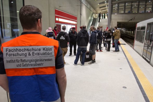 In der U-Bahn-Station