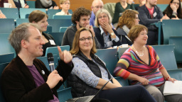 Diskussion im Publikum (Bild: Dirk Osterkamp/TH Köln)