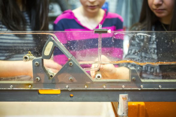 Bei verschiedenen Versuchen gab's danach die Möglichkeit, selbst aktiv zu werden. 