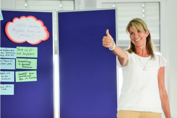 Elke Heinrichs, Teamleiterin Career Service 