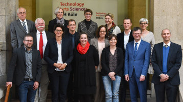Das Audit- und Projektteam der TH Köln (Bild: Costa Belibasakis/TH Köln)