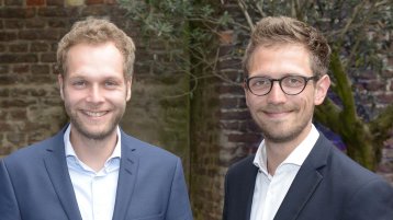 André Dülks und Franz Wieck, die beiden Gründer des Start-Ups DULKS (Bild: DULKS)