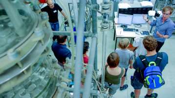 Wasserreinigung im Institut für Verfahrenstechnik. (Bild: Thilo Schmülgen/TH Köln)