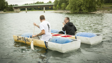 …und schwimmt! (Bild: Heike Fischer/TH Köln)