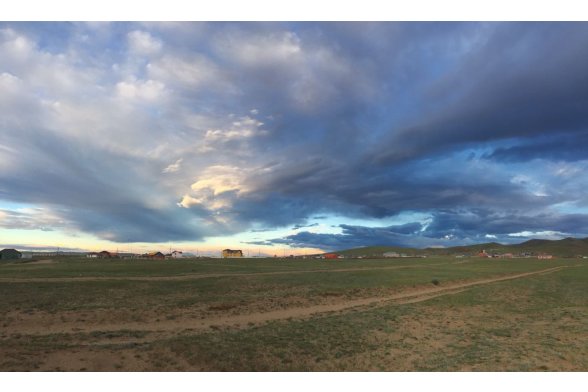 Landschaftsbild Mongolei