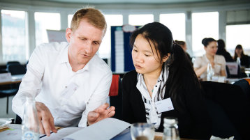 Michael Voigt, Yingying Yao (Bild: Costa Belibasakis/TH Köln)