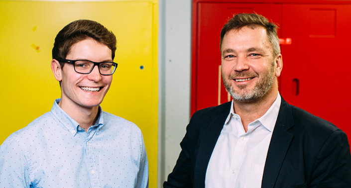 Maximilian Both, Prof. Dr. Jochen Müller (v.l.) Maximilian Both, Prof. Dr. Jochen Müller (v.l.)