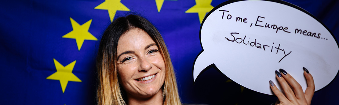 To me, Europe means: solidarity (Bild: Costa Belibasakis/TH Köln)