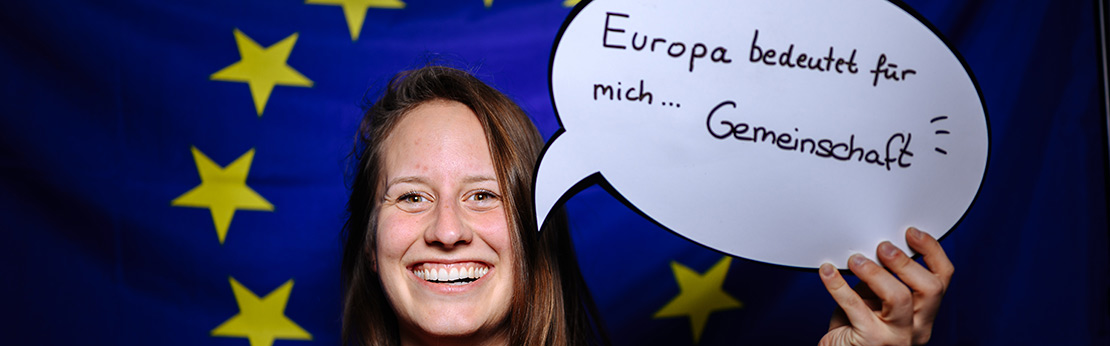 Europa bedeutet für mich: Gemeinschaft (Bild: Costa Belibasakis/TH Köln)