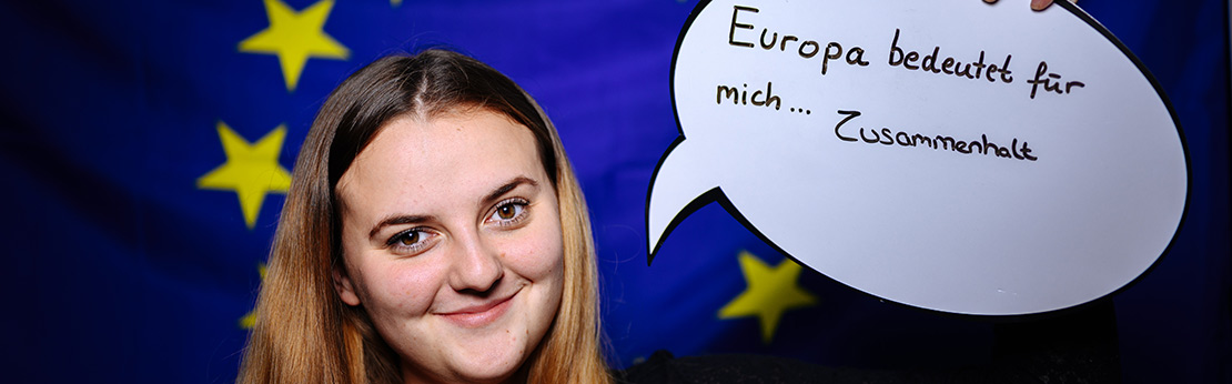 Europa bedeutet für mich: Zusammenhalt (Bild: Costa Belibasakis/TH Köln)