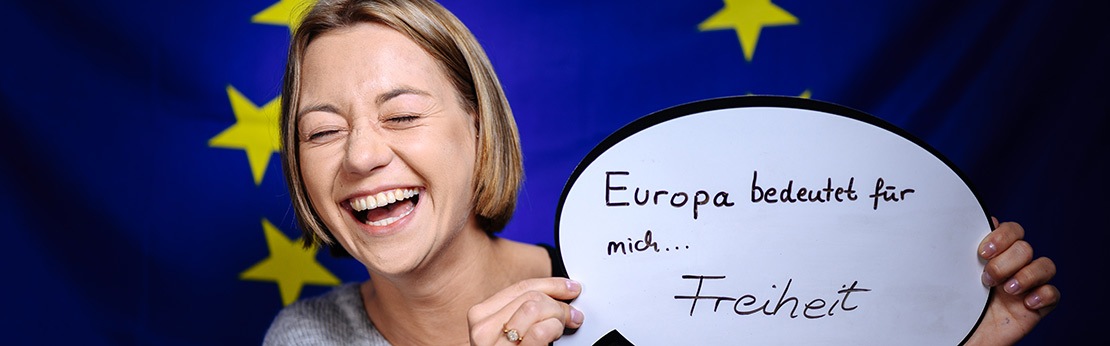 Europa bedeutet für mich: Freiheit (Bild: Costa Belibasakis/TH Köln)