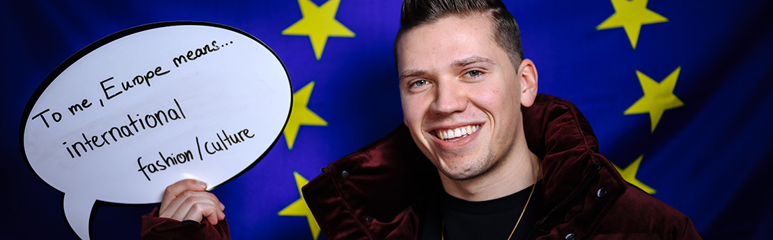 To me, Europe means: international fashion/culture (Bild: Costa Belibasakis/TH Köln)