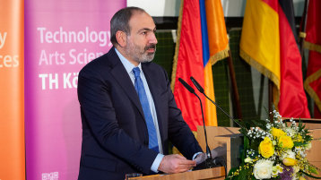 Nikol Pashinya, Ministerpräsident der Republik Armenien (Bild: Michael Bause/TH Köln)