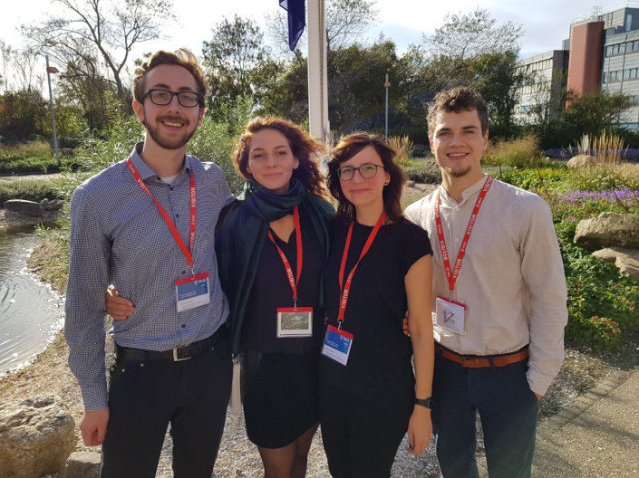 (v.l.) Tolga Bastürk, Olfa Lopez , Merve Seçkin-Kryger und Felix Kuthe