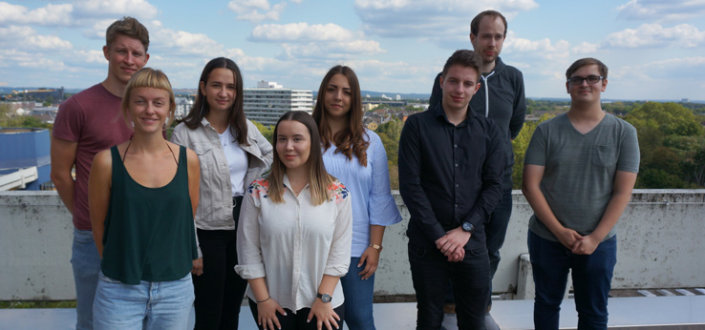 Gruppenfoto: Auszubildende an der TH Köln