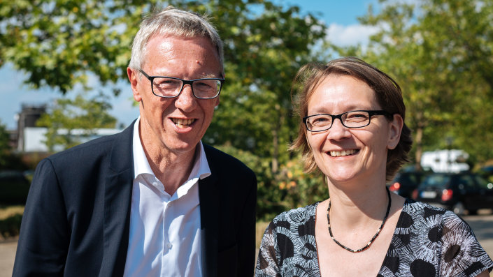 Prof. Dr. Rüdiger Küchler und Dr. Ursula Löffler