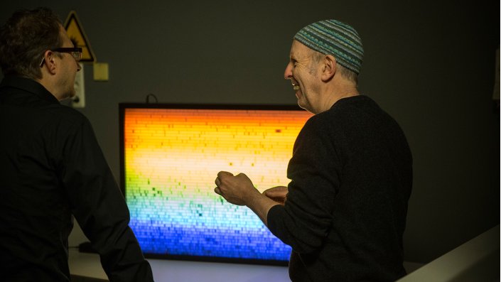 Auch das Institut für Angewandte Optik und Elektronik öffnete seine Türen für Interessierte ...