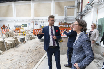 Jens Waldoch mit Ministerin Ina Scharrenbach Jens Waldoch mit Ministerin Ina Scharrenbach